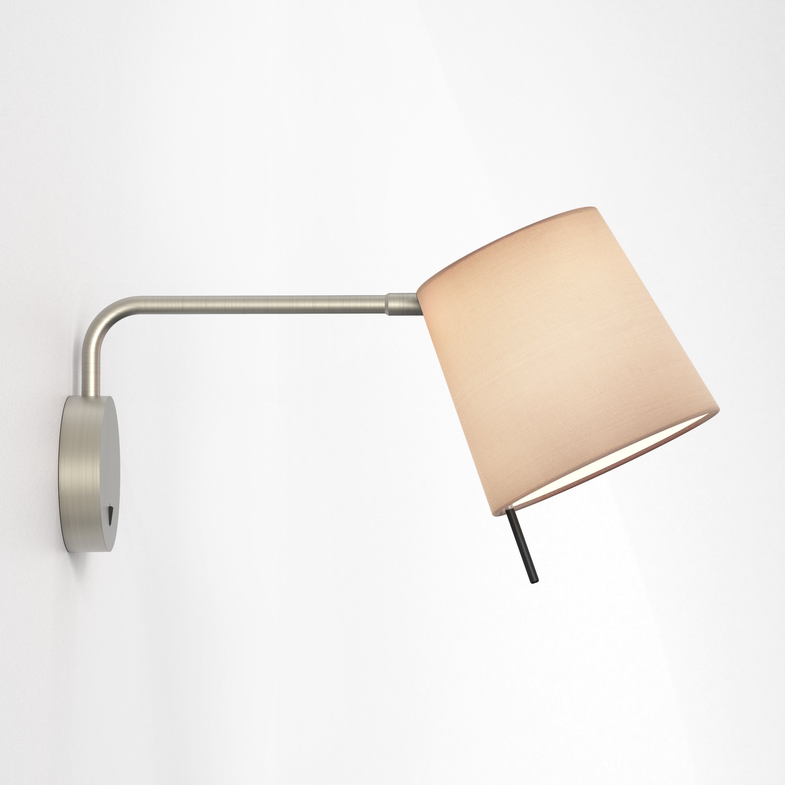 Mitsu Swing Arm Wall Light- Matt Nickel/Bronze