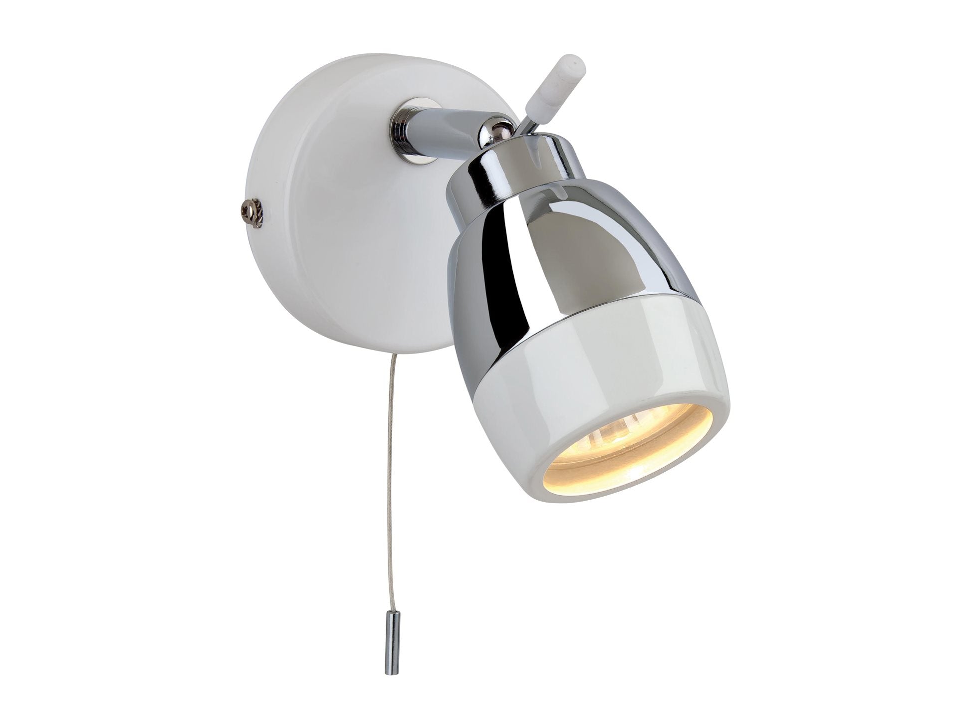 Marine Single Spot Light- Chrome/ White