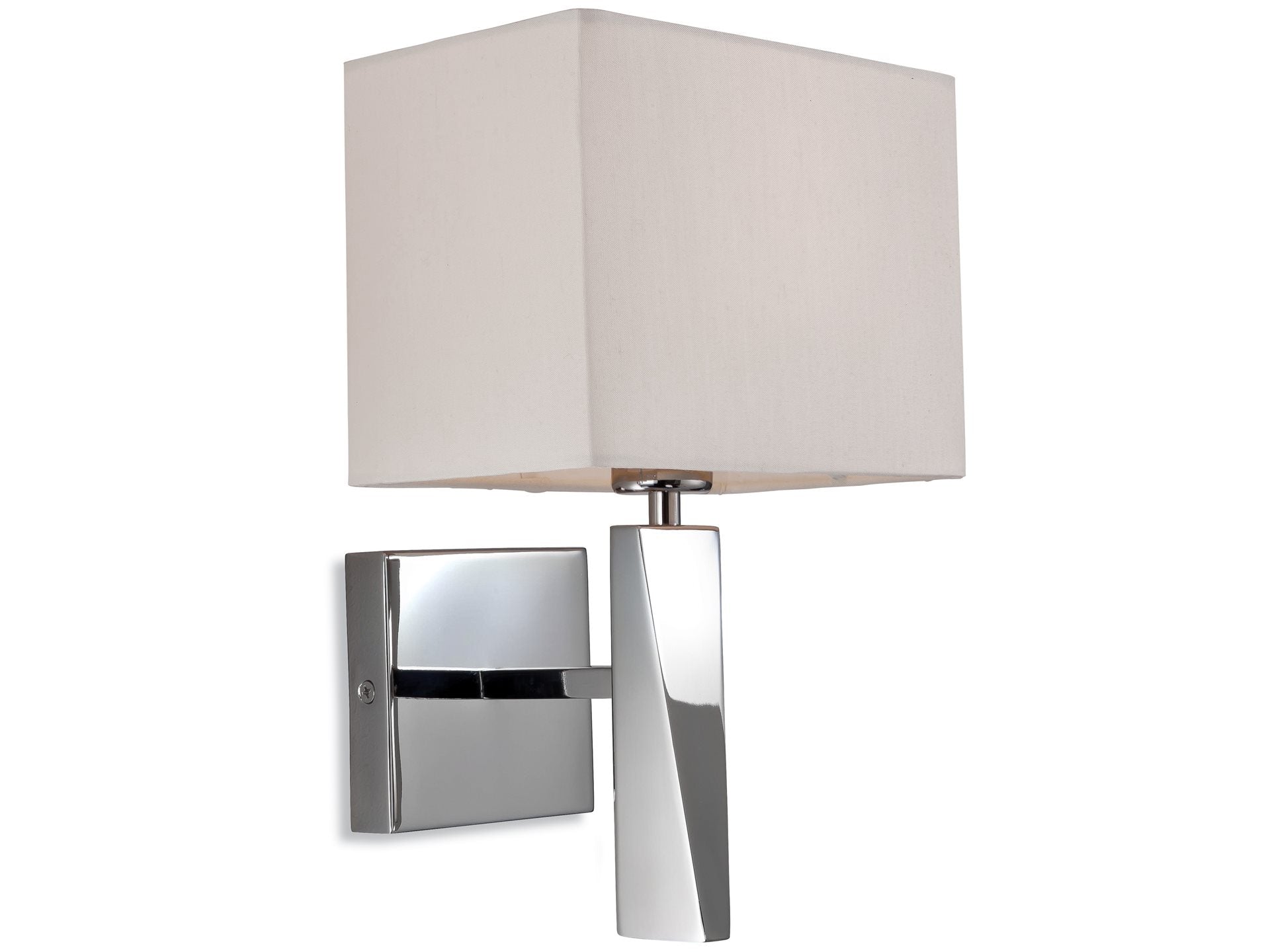 Mansion Single Wall Light- Polished Stainless Steel