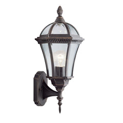 CAPRI UPLIGHT/OUTDOOR -ALUMINIUM, RUSTIC BROWN & GLASS,IP44