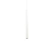 Ultrathin Pendant Light Fitting - White/Chrome/Black Finish