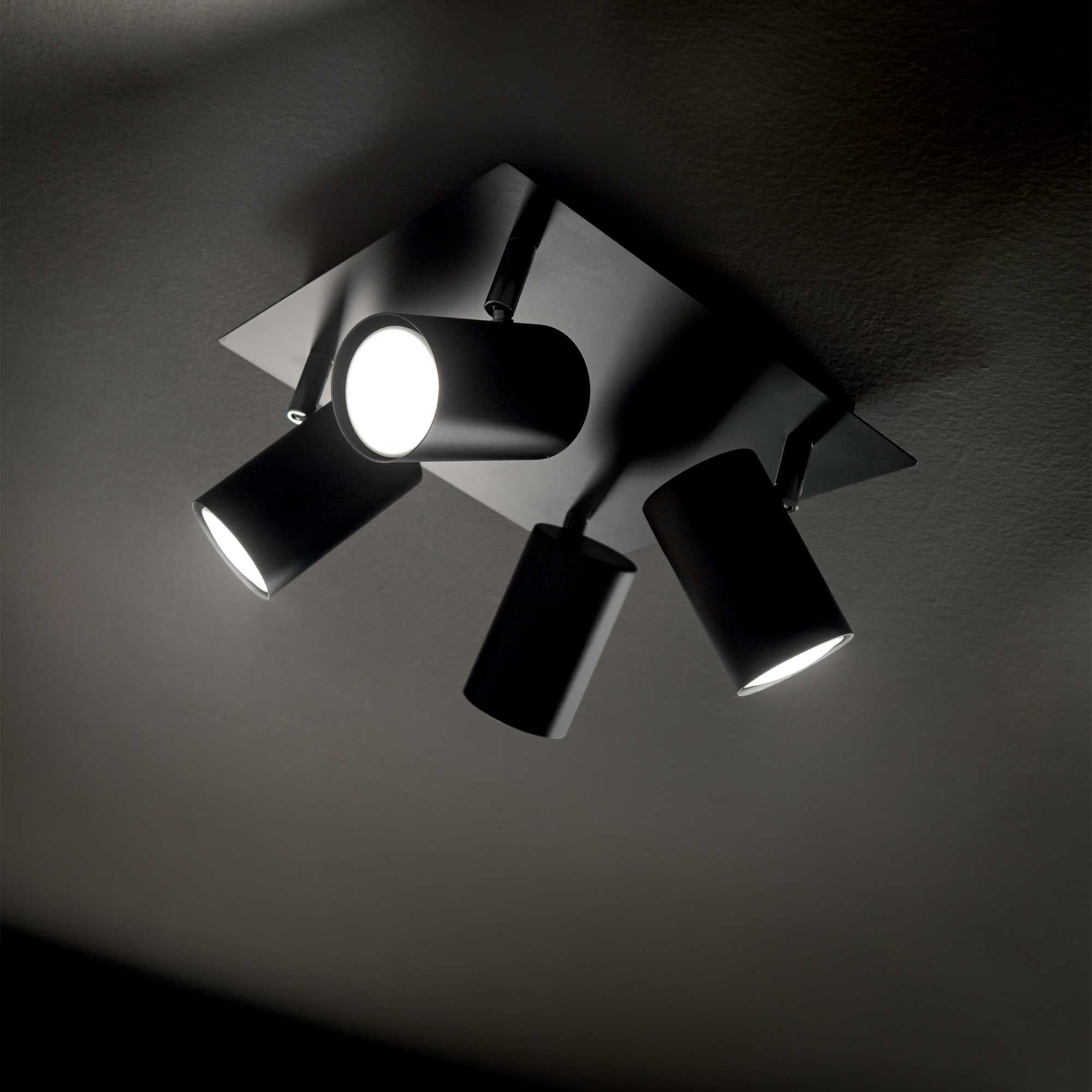 Spot 4Lt  Plate Spotlight IP20  - Black/White