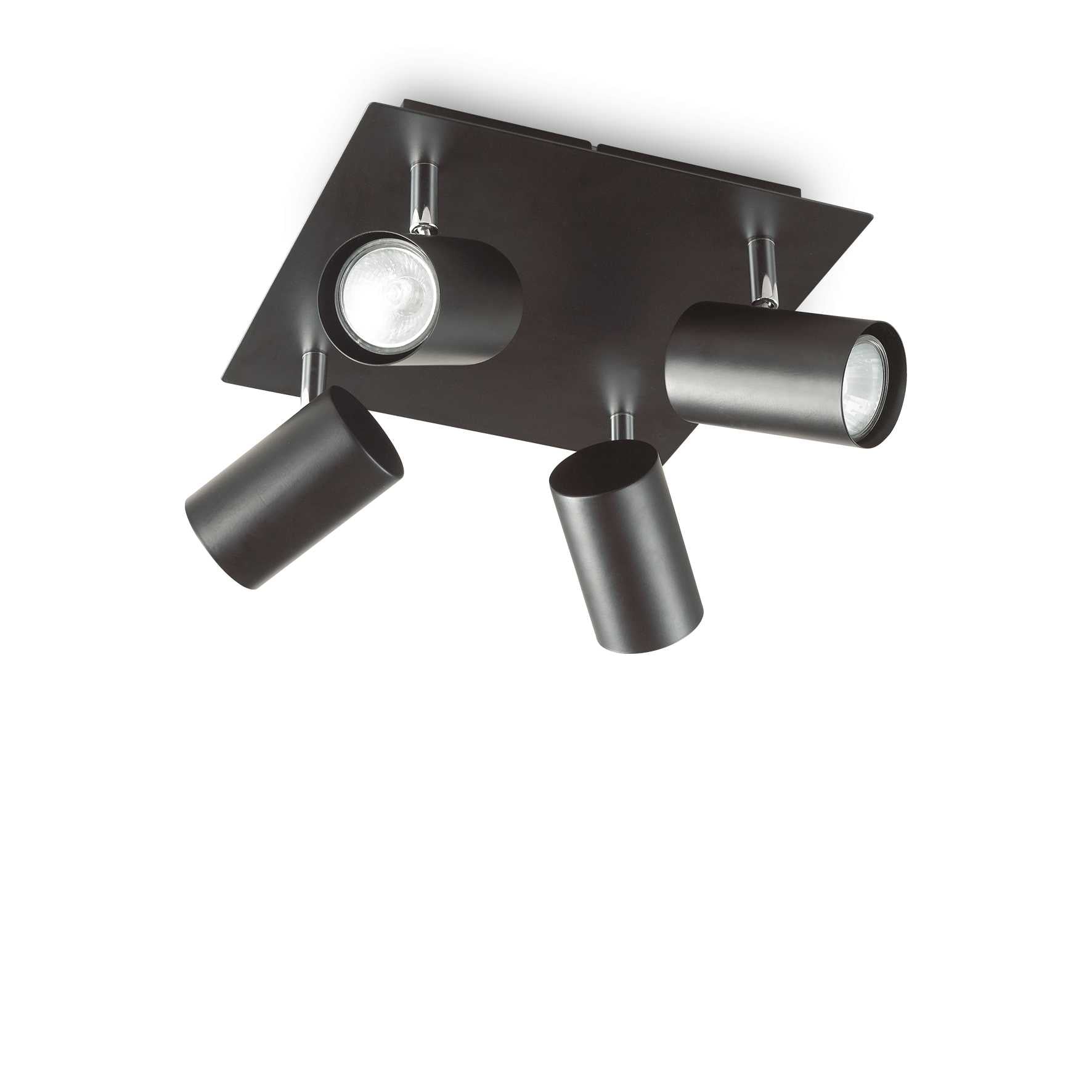 Spot 4Lt  Plate Spotlight IP20  - Black/White