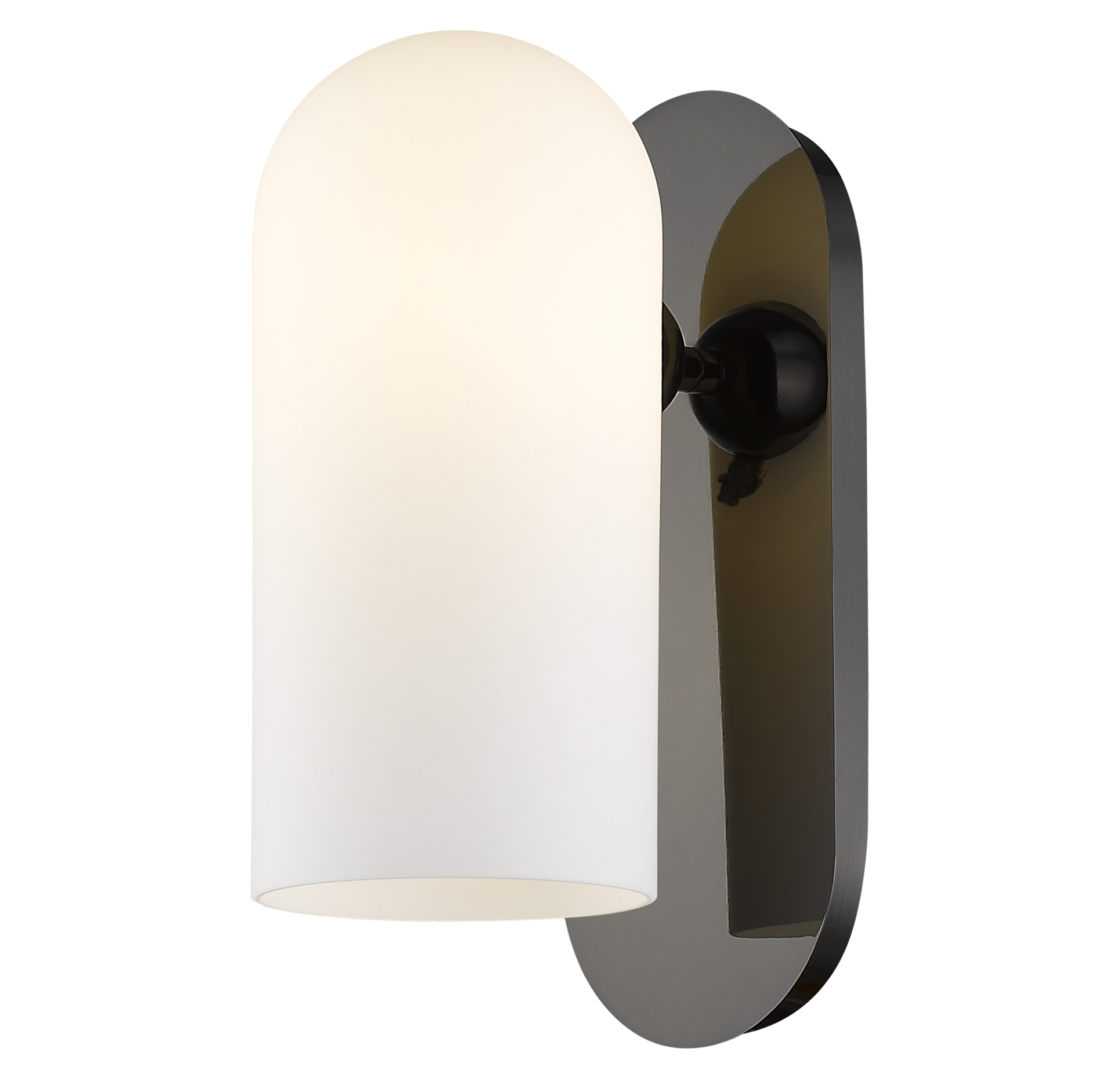 Seoul 1Lt Wall Light - Black Finish