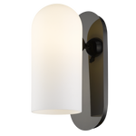 Seoul 1Lt Wall Light - Black Finish