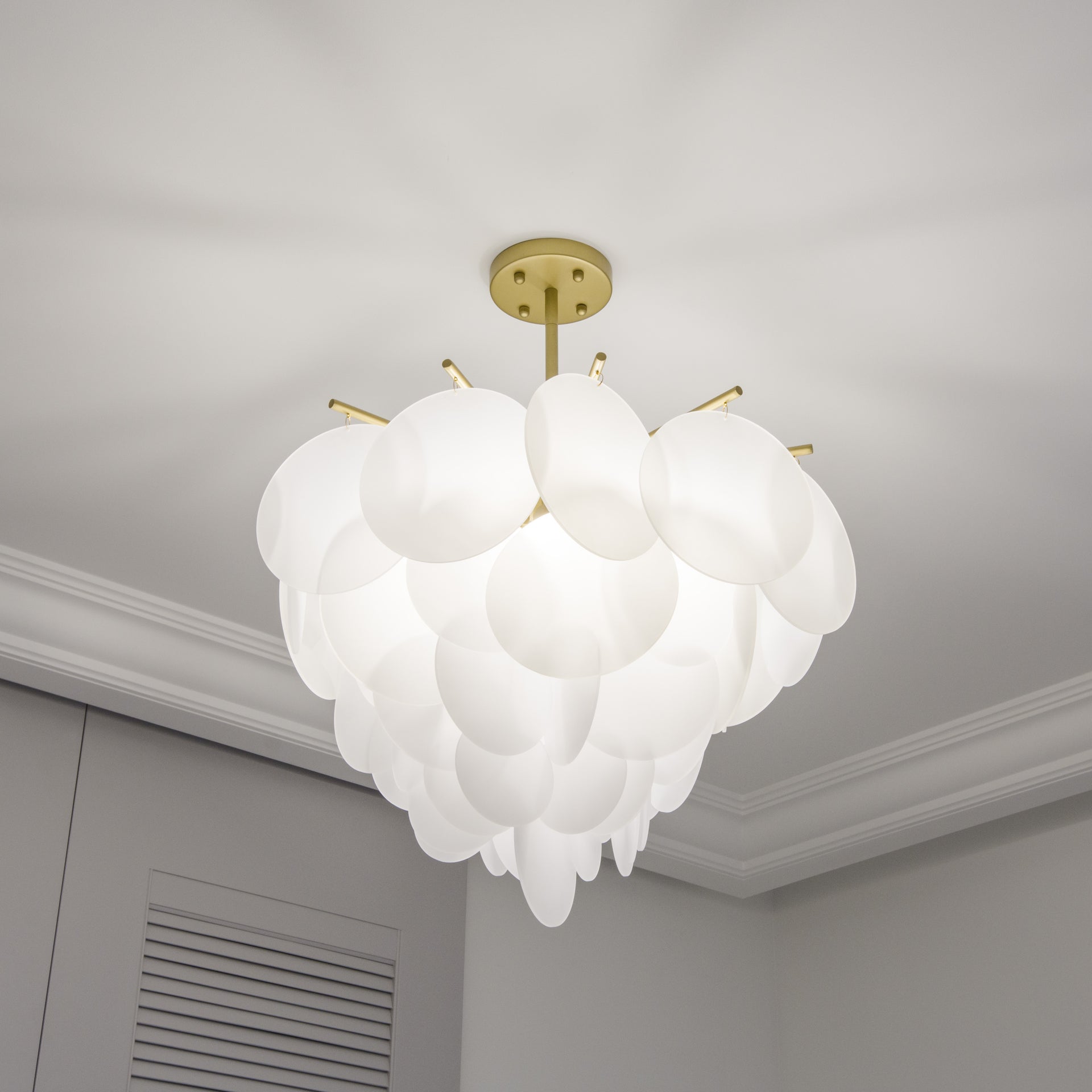 TROMSO 5LT Hanging Pendant - Brass Finish