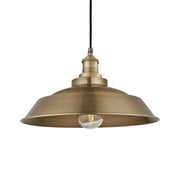 Delphi Outdoor Pendant Light 16 Inch - Brass