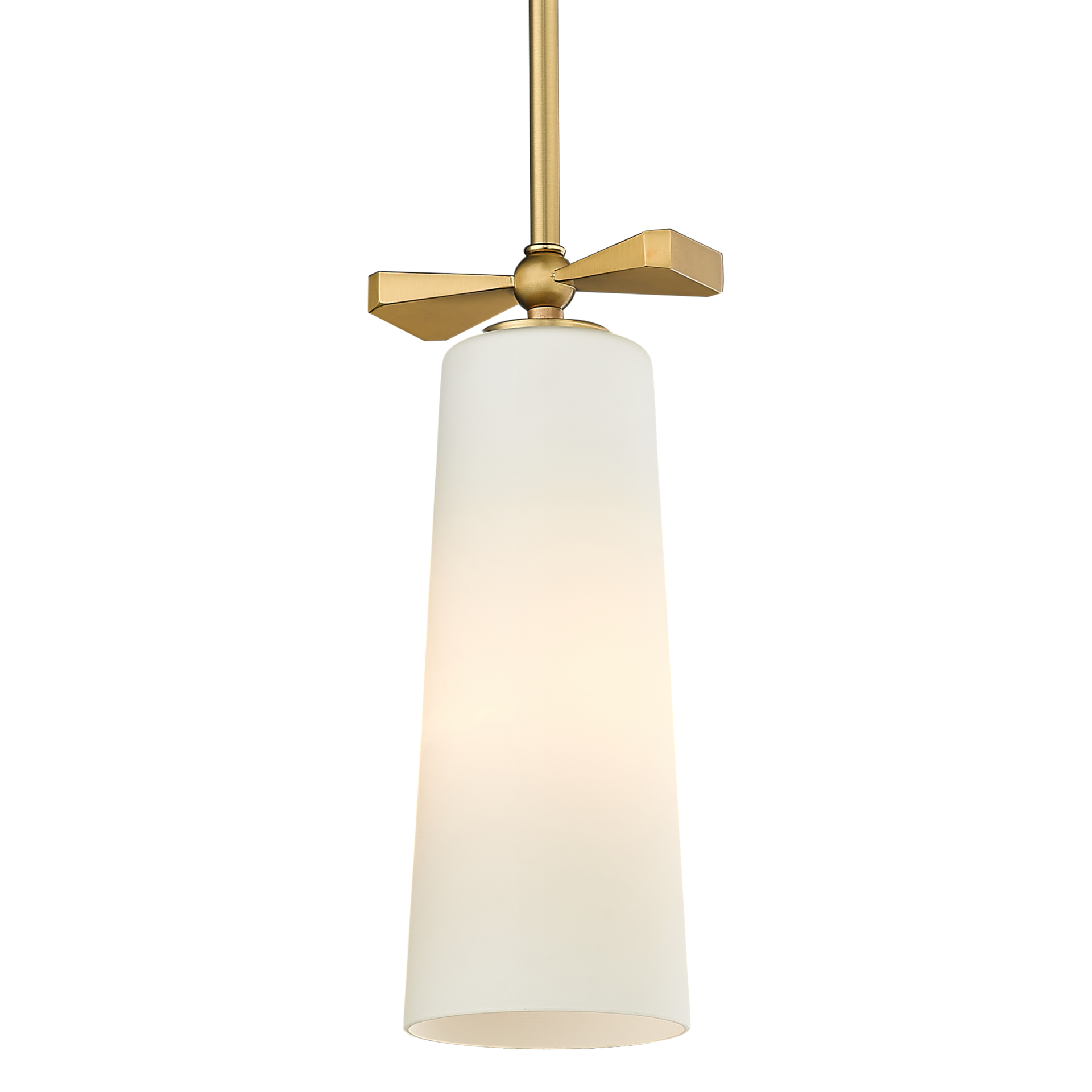 Bow Pendant Lamp  - Brass / Black