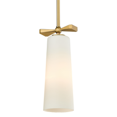 Bow Pendant Lamp  - Brass / Black