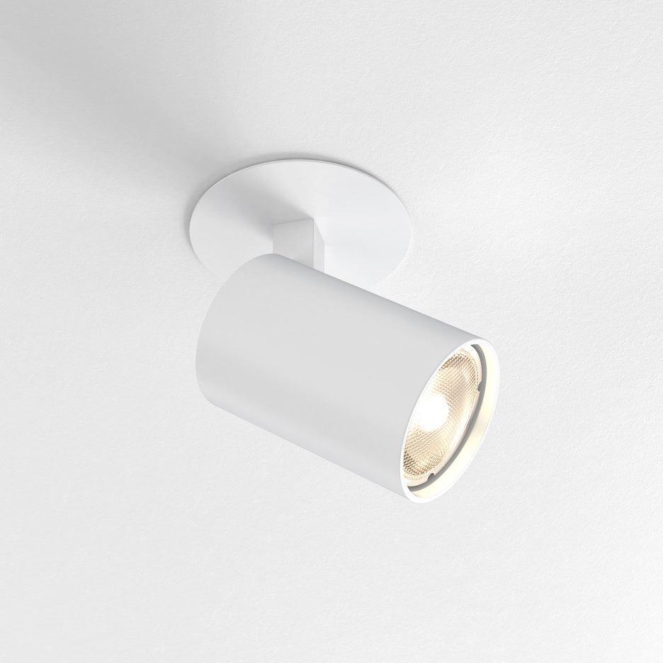 Ascoli Recessed Textured - White/Matt Nickel/Matt Black/Bronze Finish