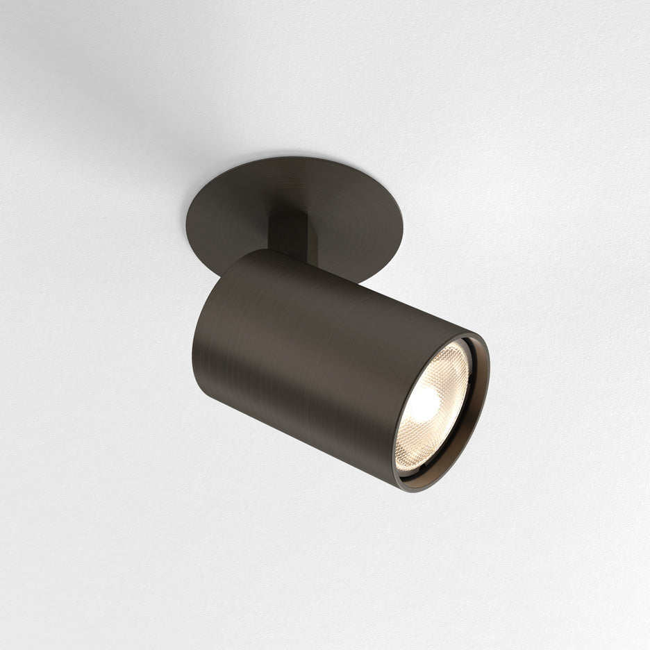 Ascoli Recessed Textured - White/Matt Nickel/Matt Black/Bronze Finish