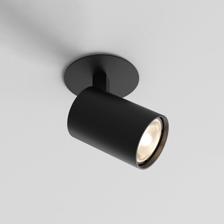 Ascoli Recessed Textured - White/Matt Nickel/Matt Black/Bronze Finish