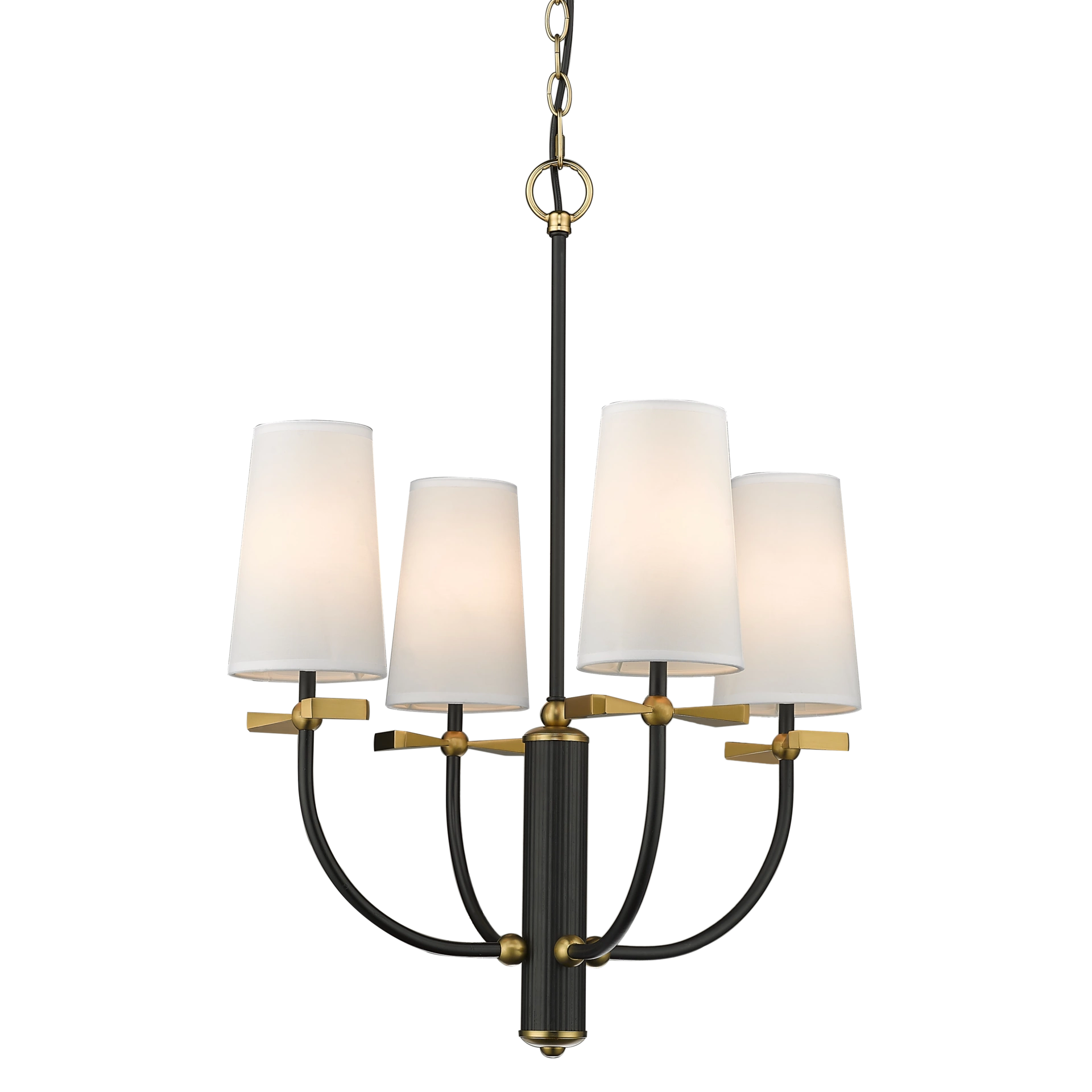 Bow Modern Centre Light Brass/Black