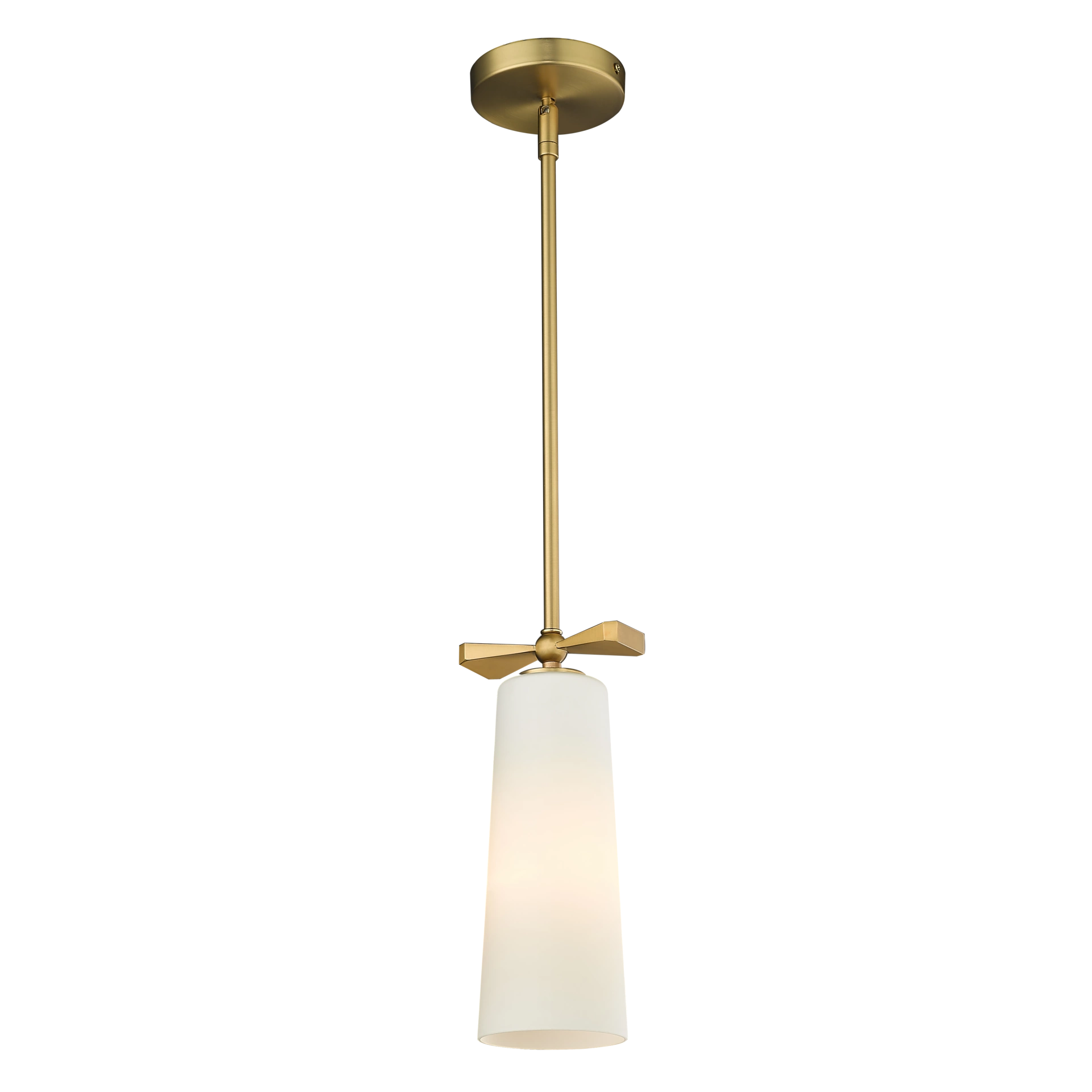 Bow Pendant Lamp  - Brass / Black