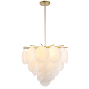 TROMSO 5LT Hanging Pendant - Brass Finish