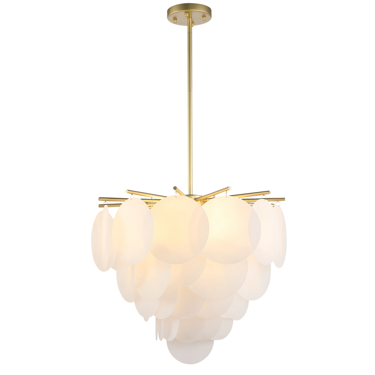 TROMSO 5LT Hanging Pendant - Brass Finish