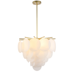 TROMSO 5LT Hanging Pendant - Brass Finish