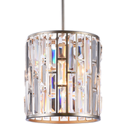 Kyiv 1Lt Crystal Pendant Light - Champagne Finish