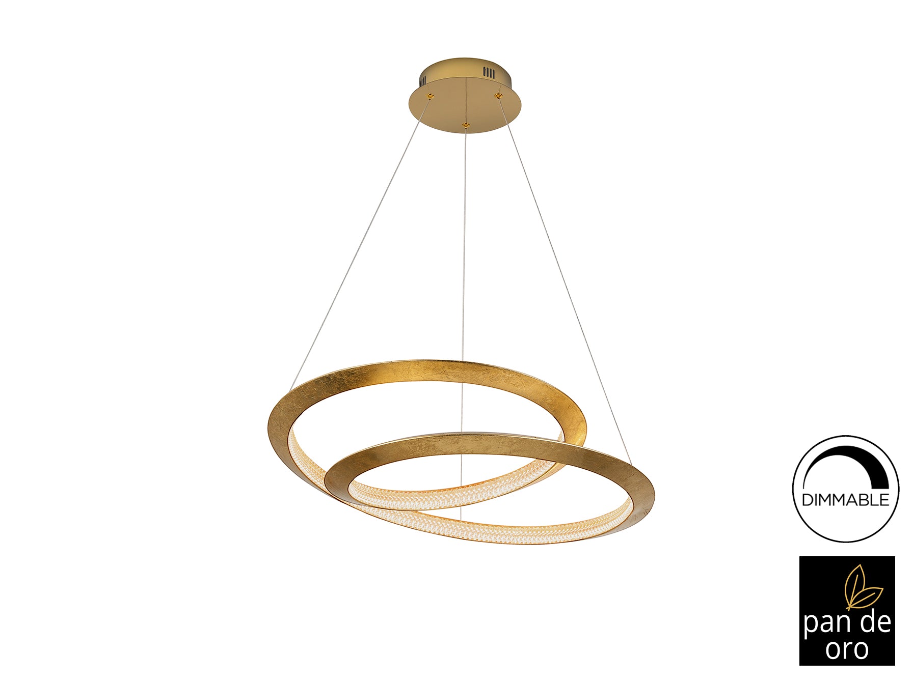 Eternity LED Ceiling Light - Gold Leaf