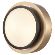 Coburg 1Lt Wall Light - Brass Finish
