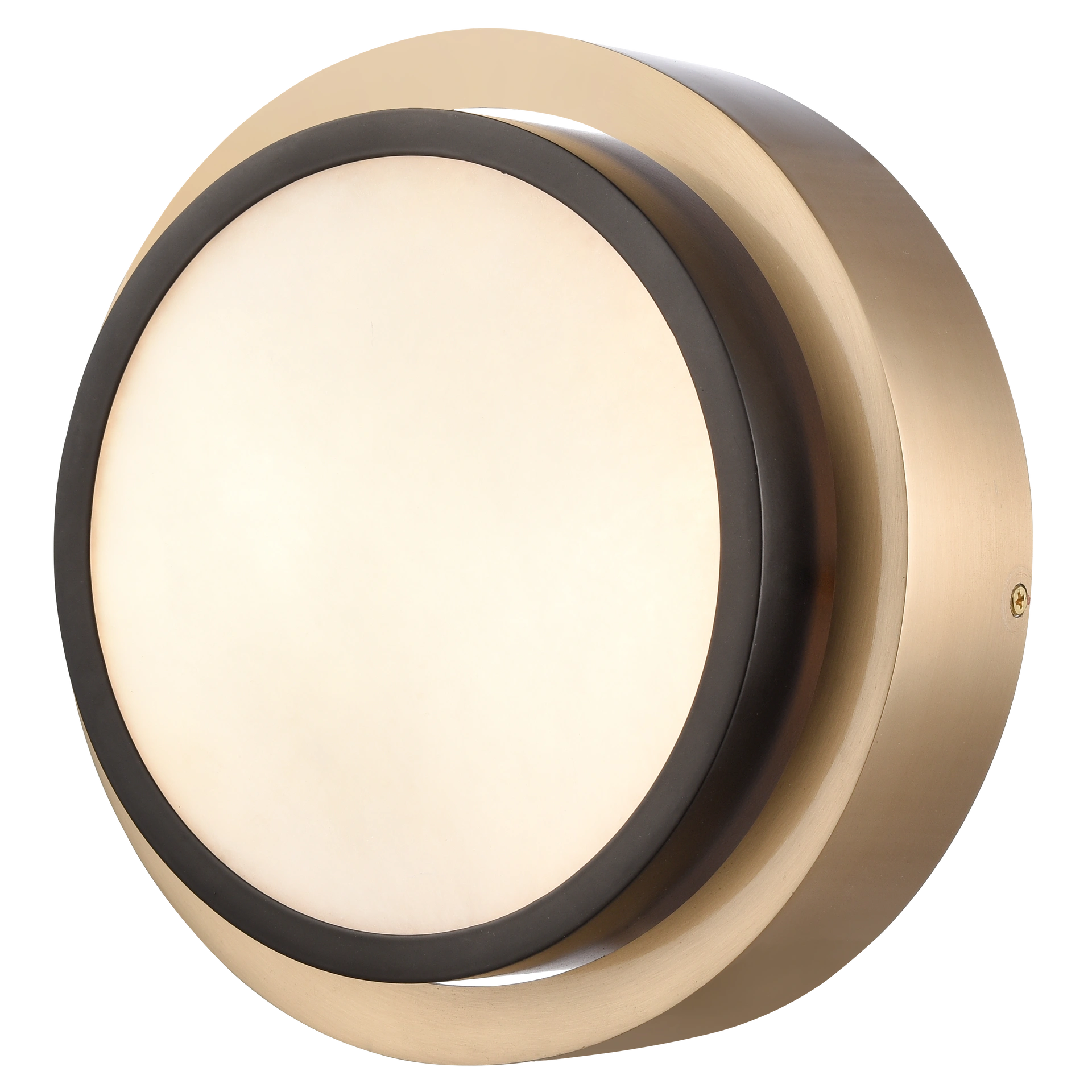 Coburg 1Lt Wall Light - Brass Finish
