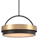 Coburg 4Lt/6Lt Dual Mount Pendant - Brass Finish