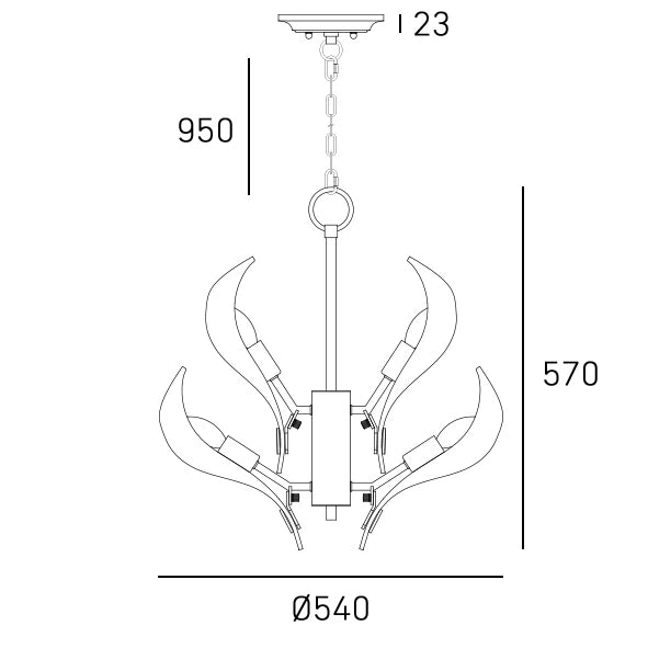 Cannes Hanging Light- Various Sizes