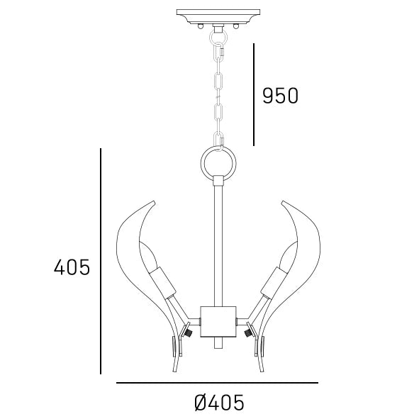 Cannes Hanging Light- Various Sizes