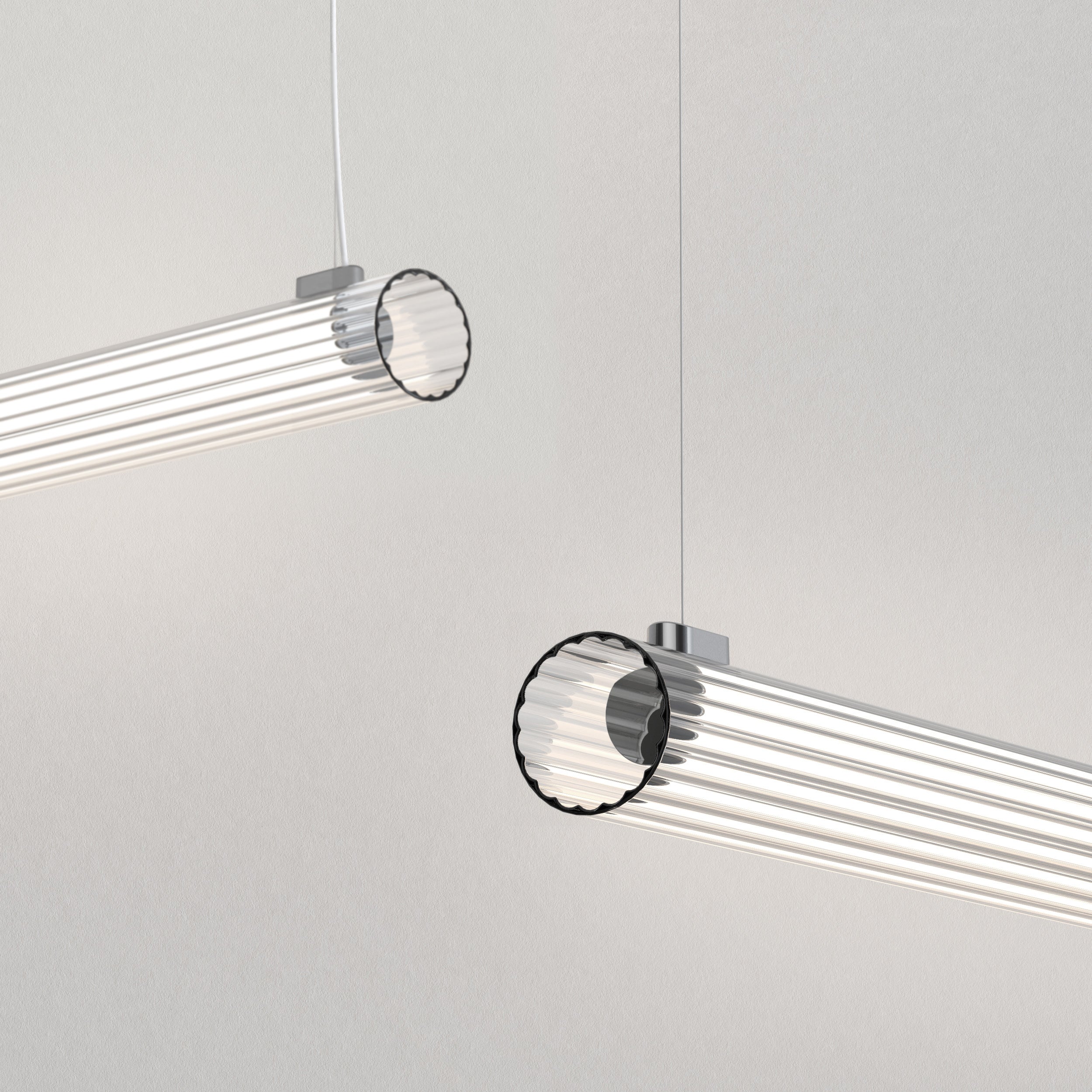 io Pendant 1000- Polished Chrome/ Black