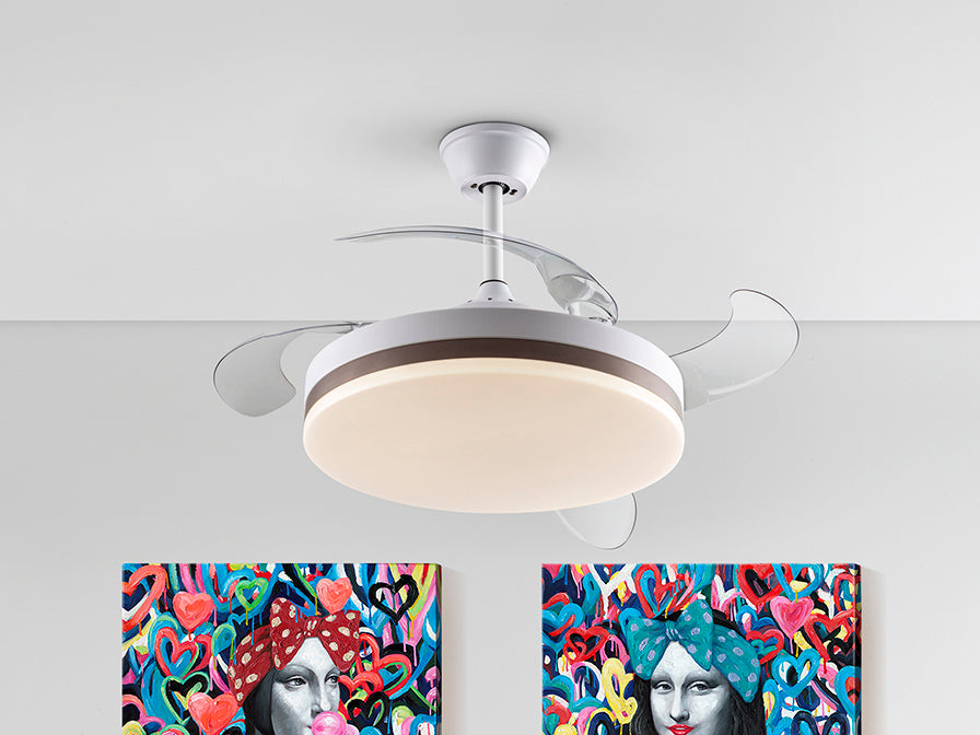 Vento Ceiling fans Ø 100 to 120 cm- Various Finishes