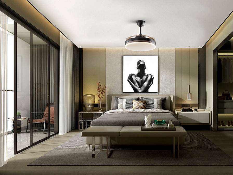 Vento Ceiling fans Ø 100 to 120 cm- Various Finishes