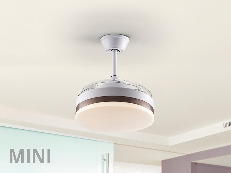 Vento Mini Ø 75 to 90 cm Dimmable Ceiling Fan- Various Finishes