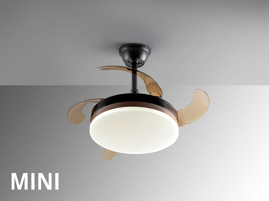 Vento Mini Ø 75 to 90 cm Dimmable Ceiling Fan- Various Finishes