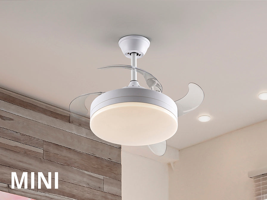 Vento Mini Ø 75 to 90 cm Dimmable Ceiling Fan- Various Finishes