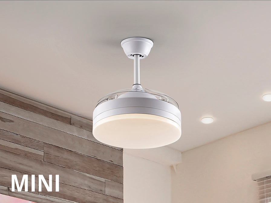 Vento Mini Ø 75 to 90 cm Dimmable Ceiling Fan- Various Finishes