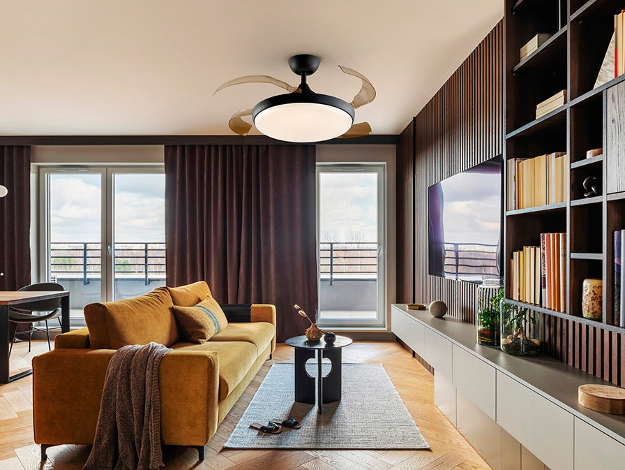Venturi Ceiling fans Ø 100 to 120 cm- Black/ White Finishes