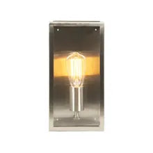 Rotterdam  Modern Rectangular Outdoor Wall Light Steel IP44 - Promotional Offer