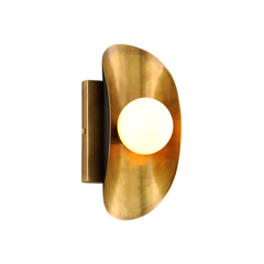 Hopper 1/3Lt Wall Sconce - Brass