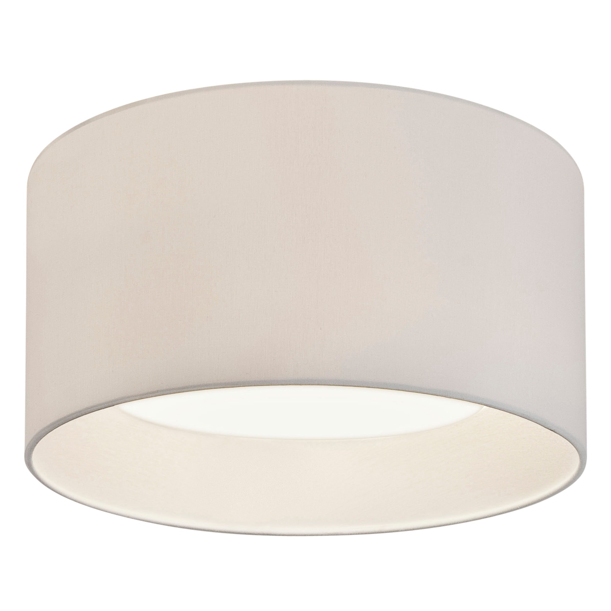 Bevel Round 450/600 Shade- Oyester/White Finish