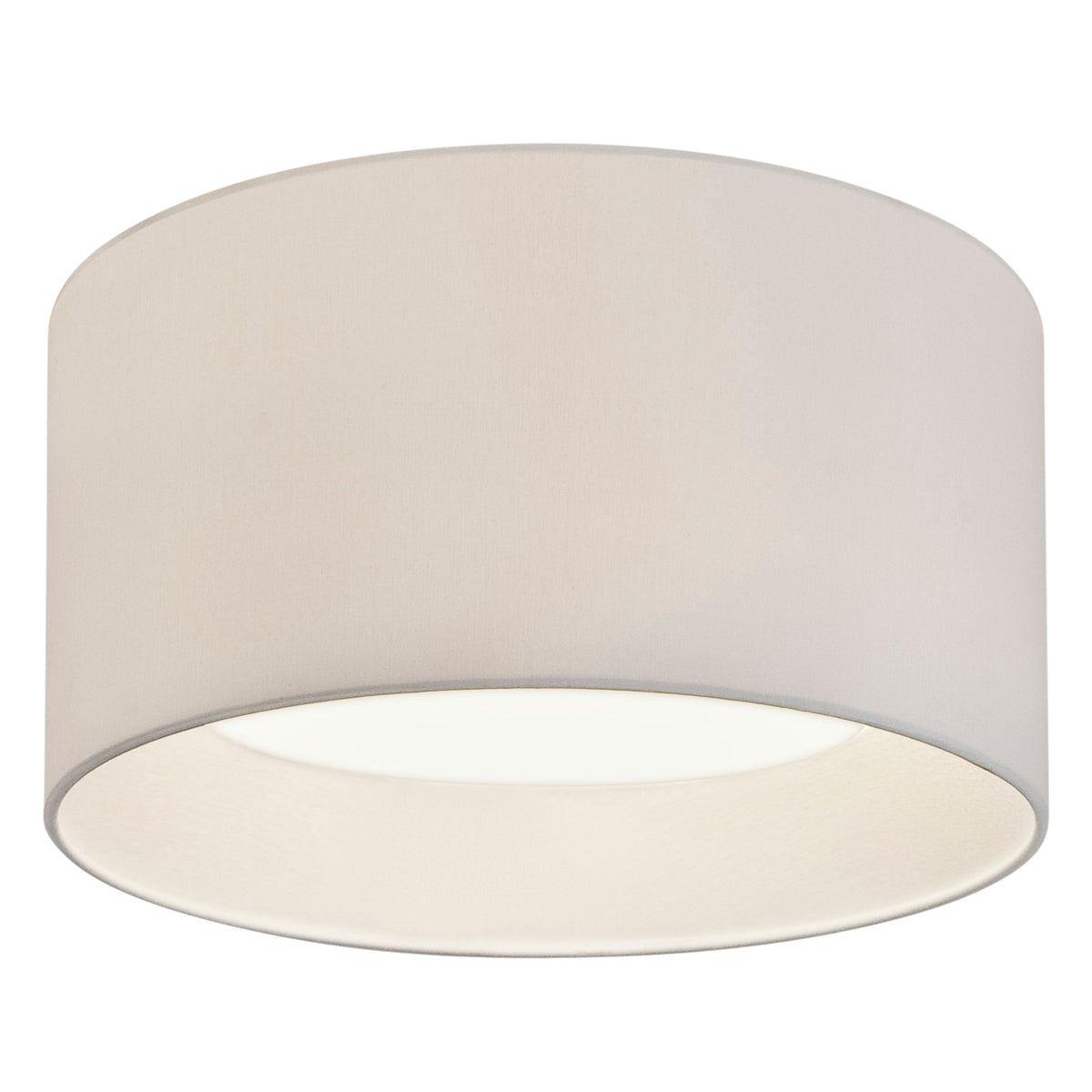 Bevel Round 450/600 Shade- Oyester/White Finish