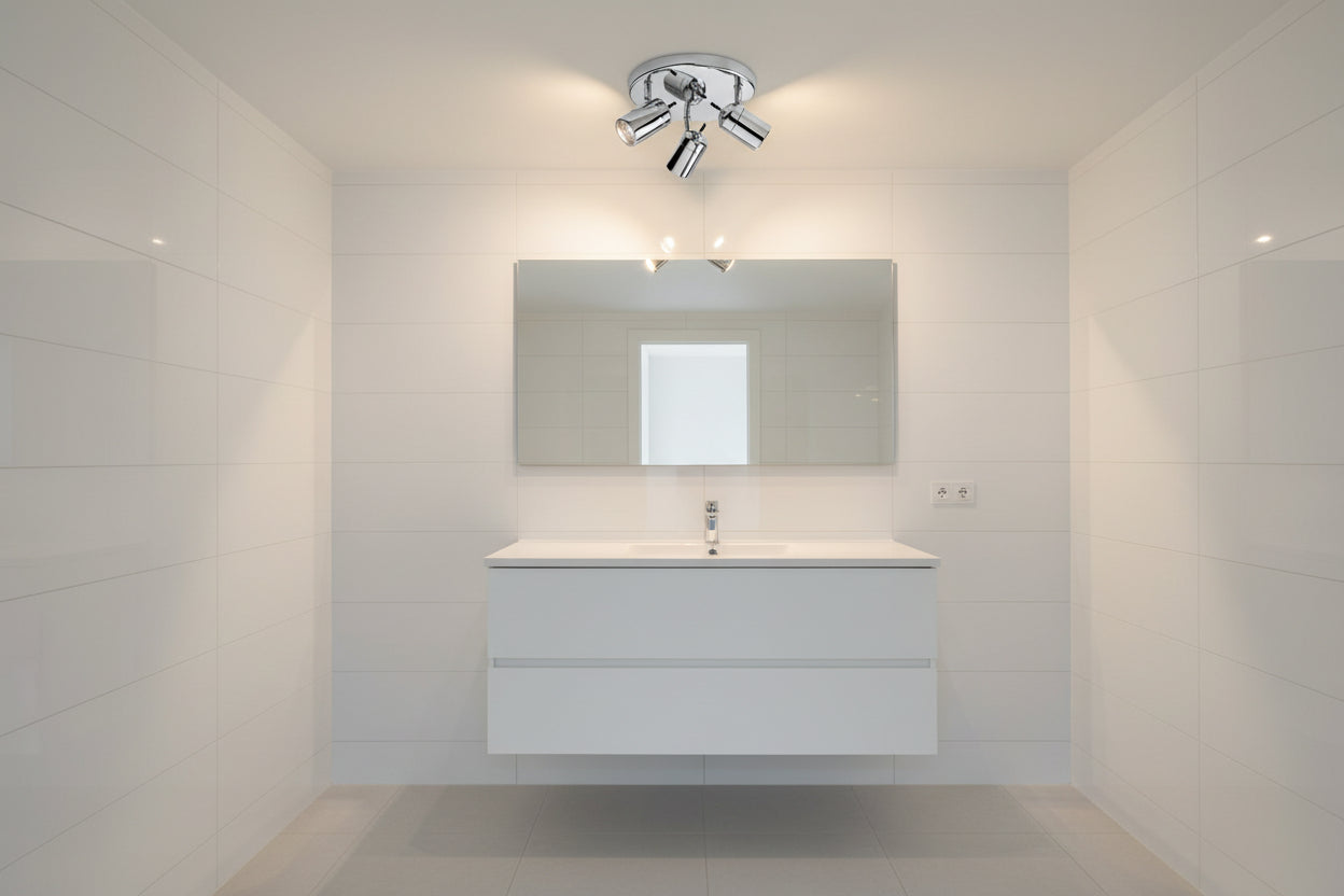 Atlantic 3 Light Flush Ceiling Fitting