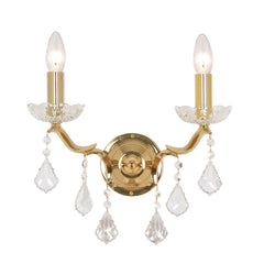 Isabella 2 Lt Wall Light- Gold Finish