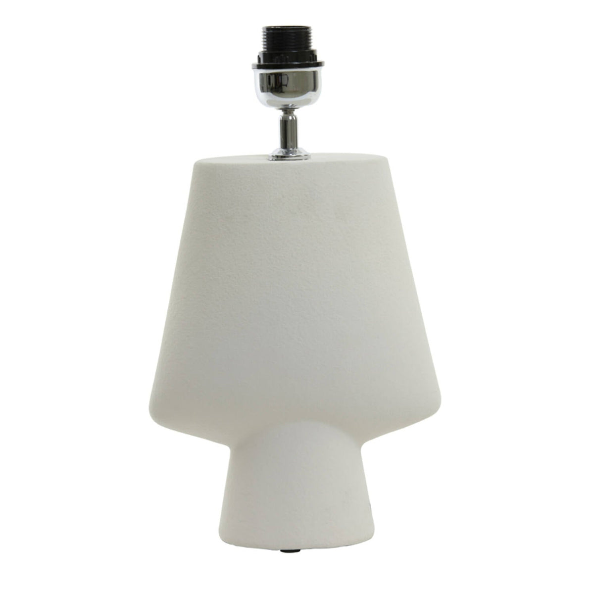 Ciara Table Lamp Base Only - White Terracotta