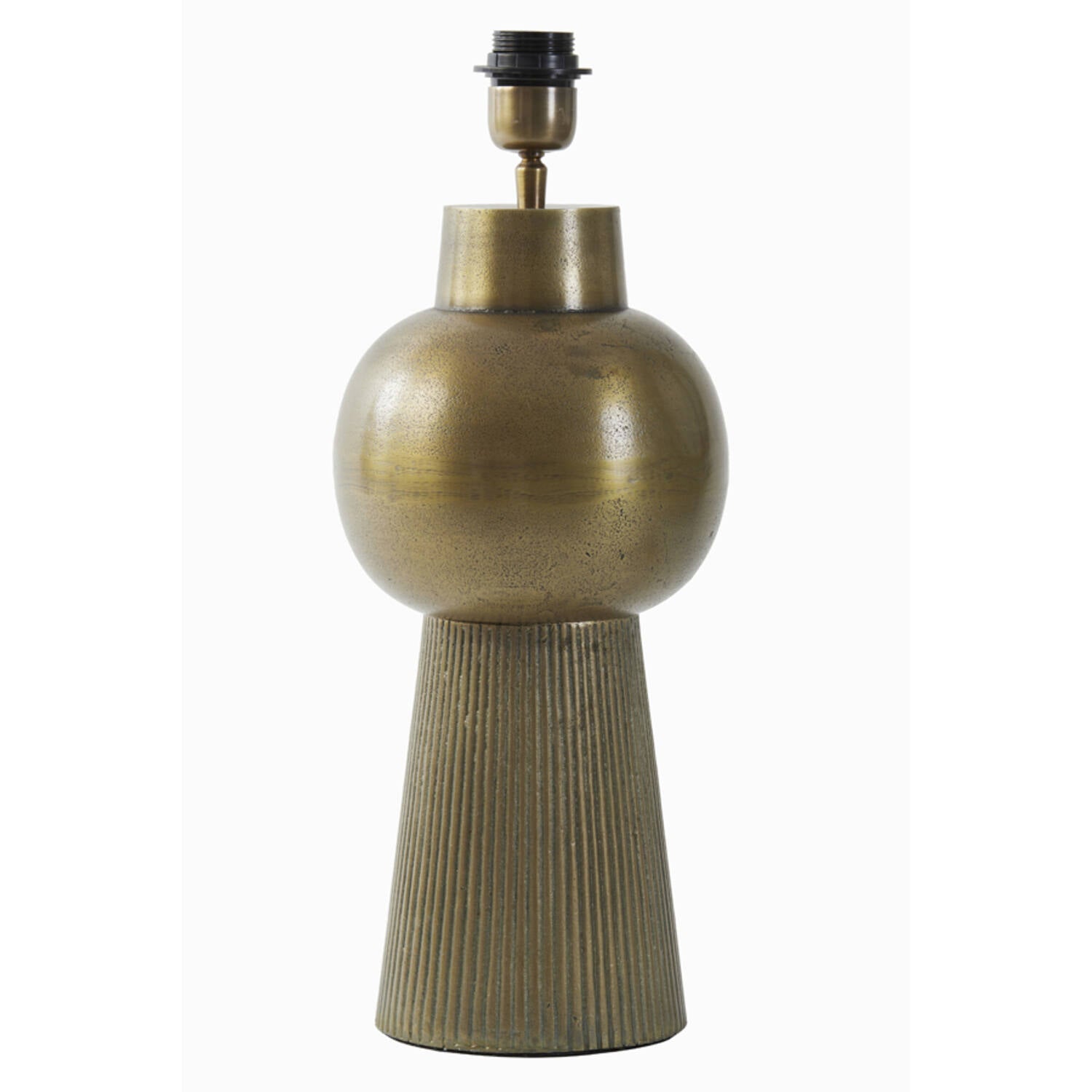 Shaka Table Lamp Base Only- Antique Bronze