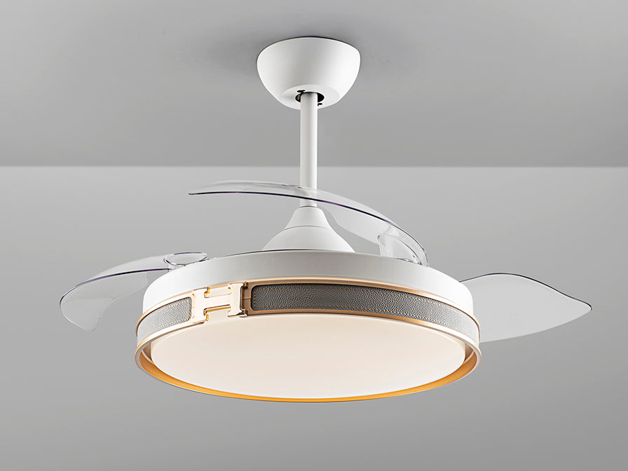 Heron Ceiling fans Ø 100 to 120 cm - White/ Black Finish