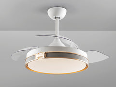 Heron Ceiling fans Ø 100 to 120 cm - White/ Black Finish