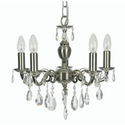 Risborough 3/5/6/9 Ceiling Light- Satin Nickel Finish
