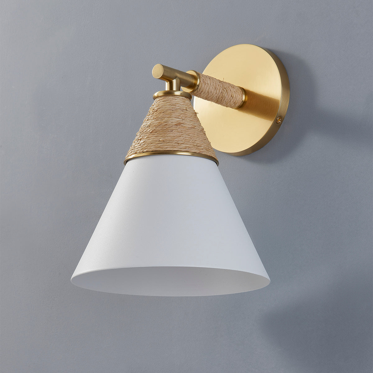 Mica 1Lt Wall Sconce - Brass