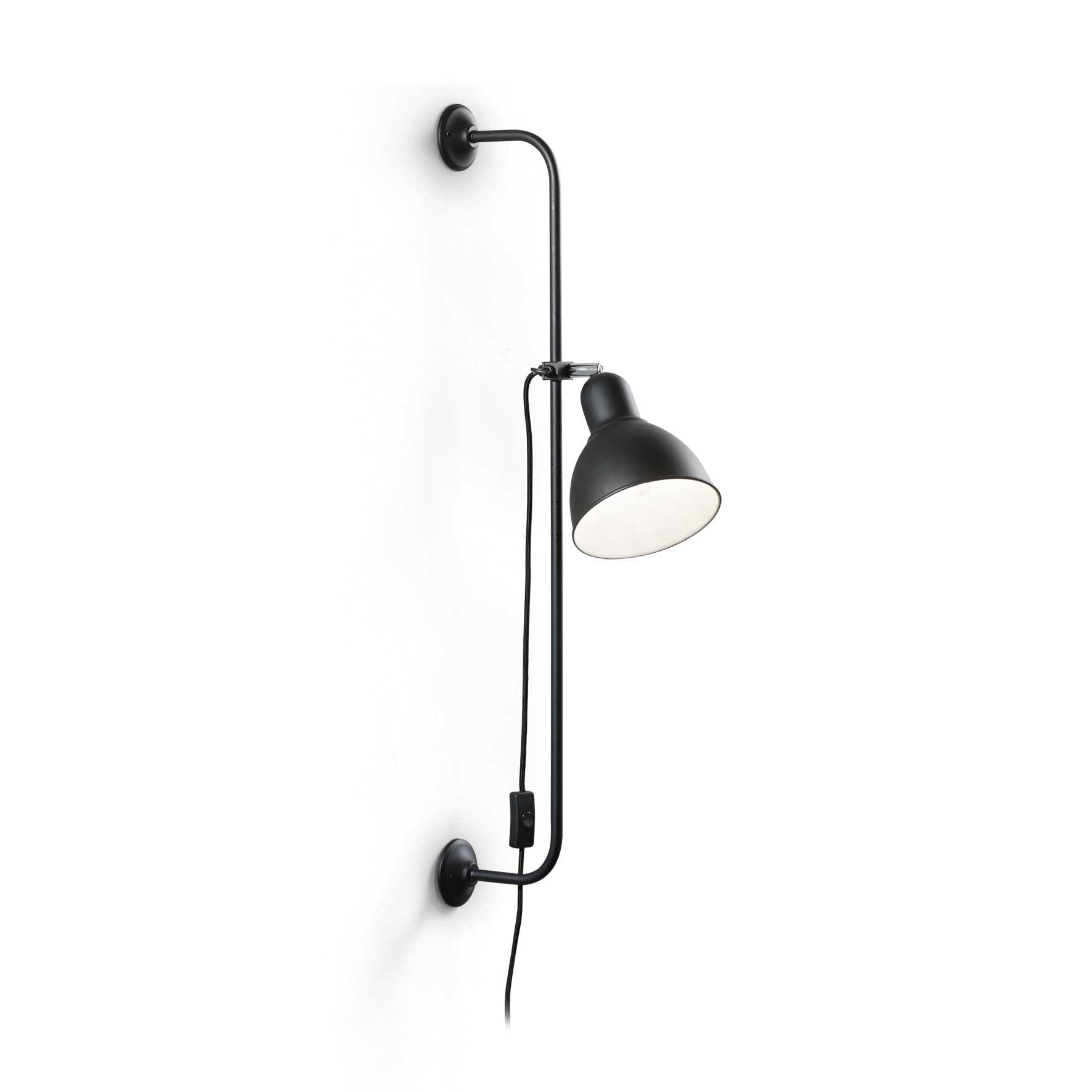 Shower Wall Light Fitting - Black Finish - Cusack Lighting