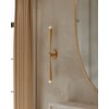 Keanu 2Lt Wall Sconce - Patina Brass